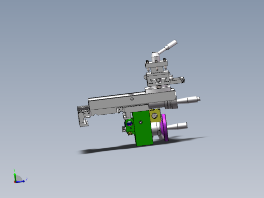 车床溜板箱装配图三维缩略图