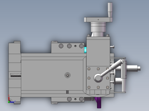 车床溜板箱装配图三维缩略图