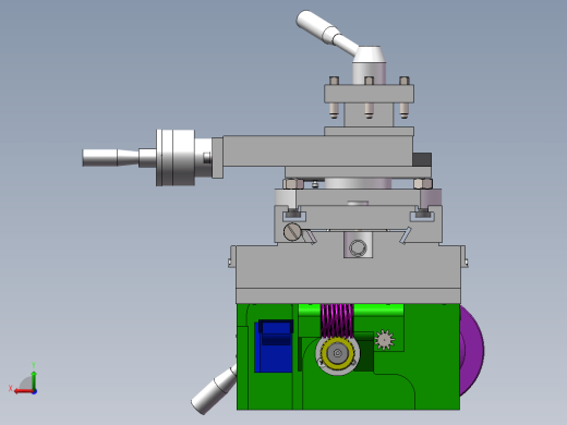 车床溜板箱装配图三维缩略图
