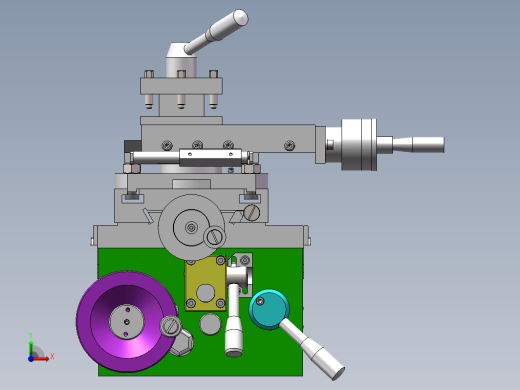 车床溜板箱装配图三维缩略图
