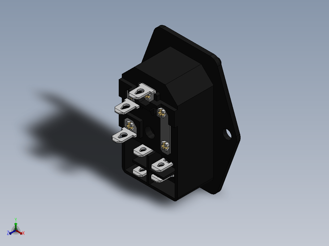 电源输入模块IEC320-C14