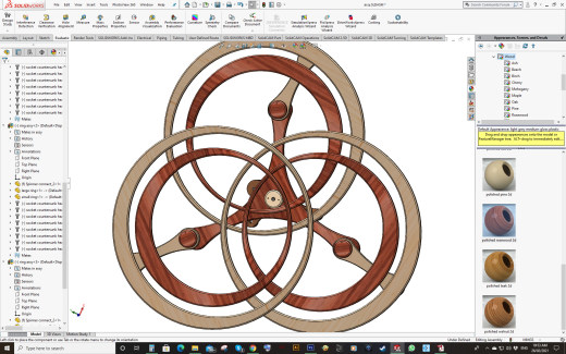 Solidworks 中设计动态雕塑缩略图