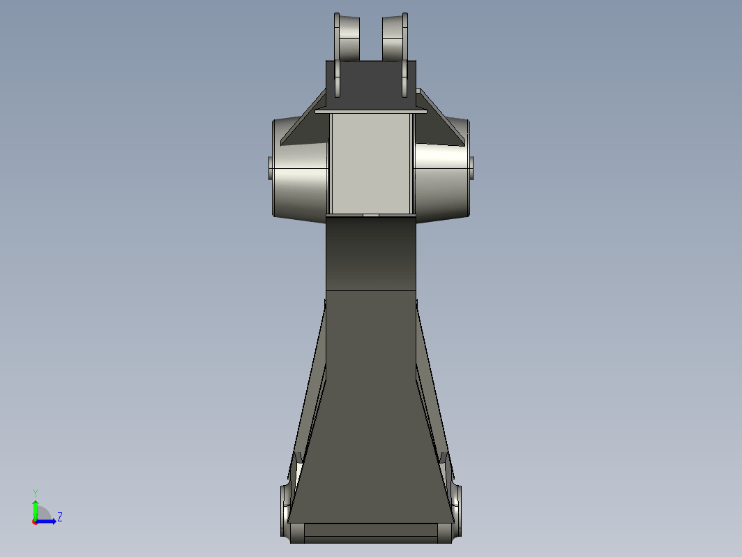 SY215C-8挖掘机动臂结构设计（cad+pro+说明书）