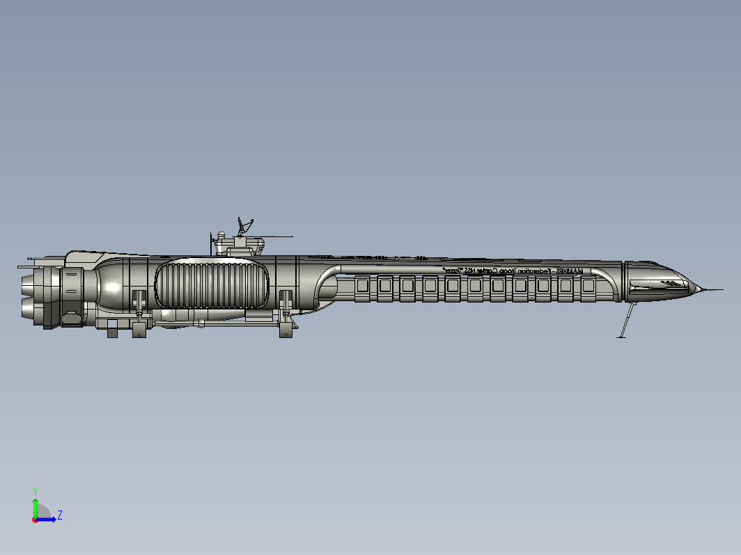 Tazer Mk2科幻宇宙飞船