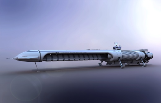 Tazer Mk2科幻宇宙飞船缩略图