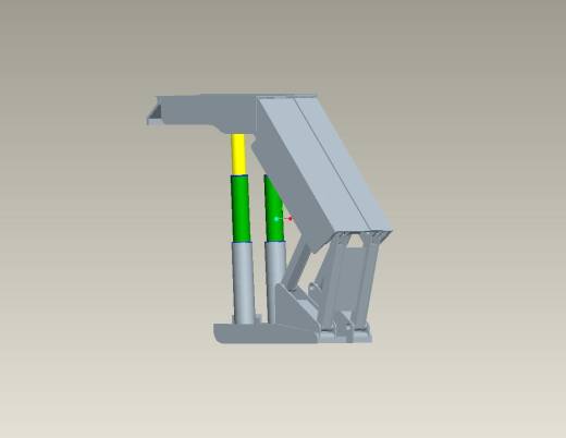 支撑掩护式液压支架的设计【带三维图】三维ProE2.0无参++CAD+说明书
