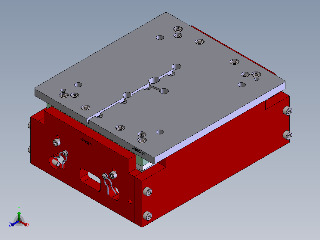 G19封装模具设计图