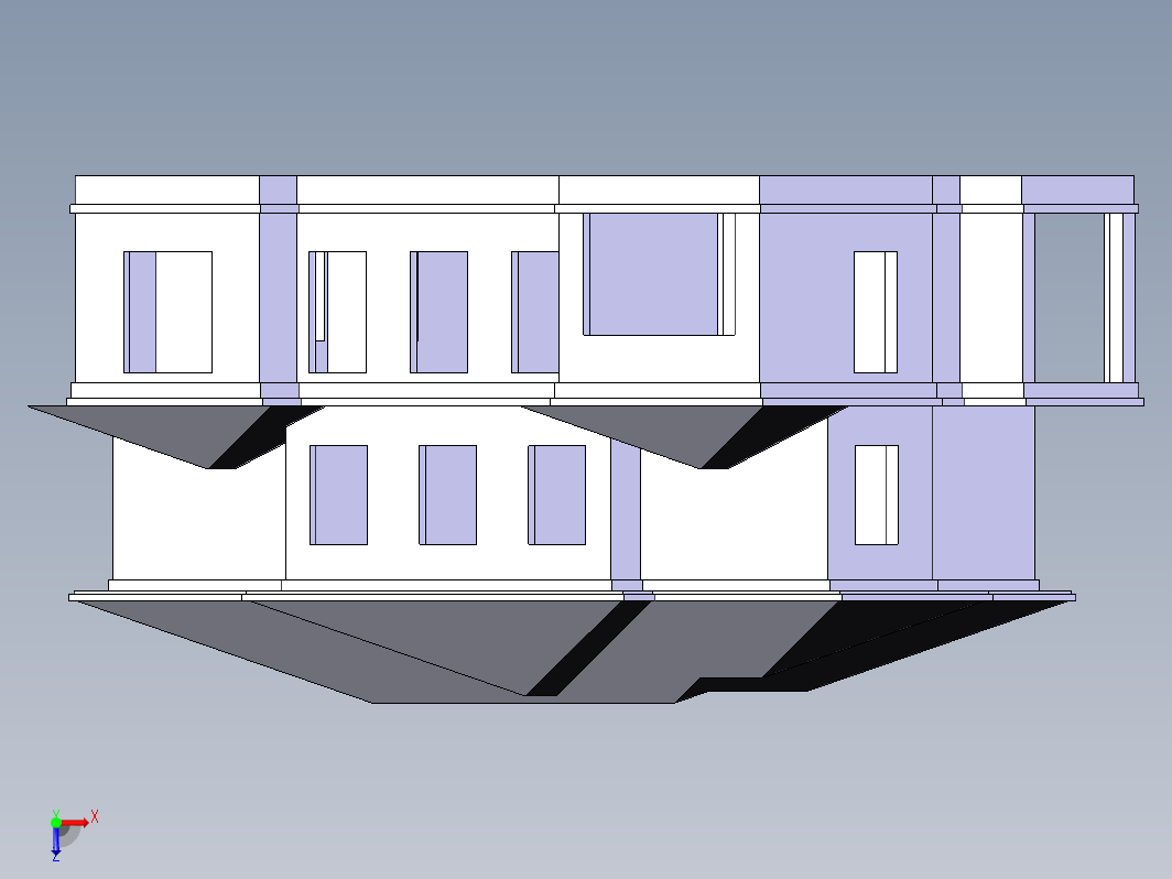 乡村别墅框架