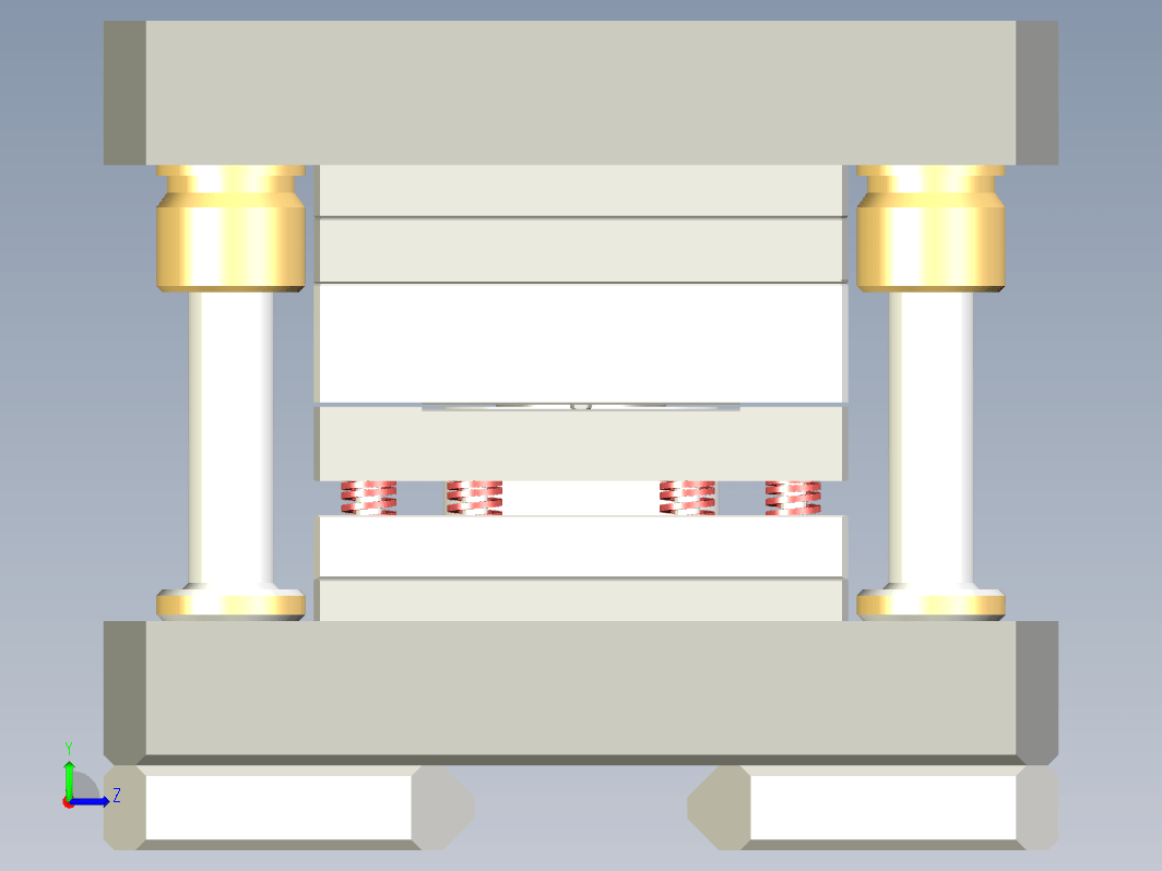 冲压模具 圆环冲压模具 COMPOUND_TOOL STP IGS