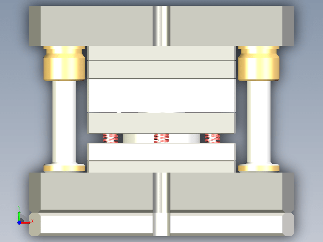 冲压模具 圆环冲压模具 COMPOUND_TOOL STP IGS