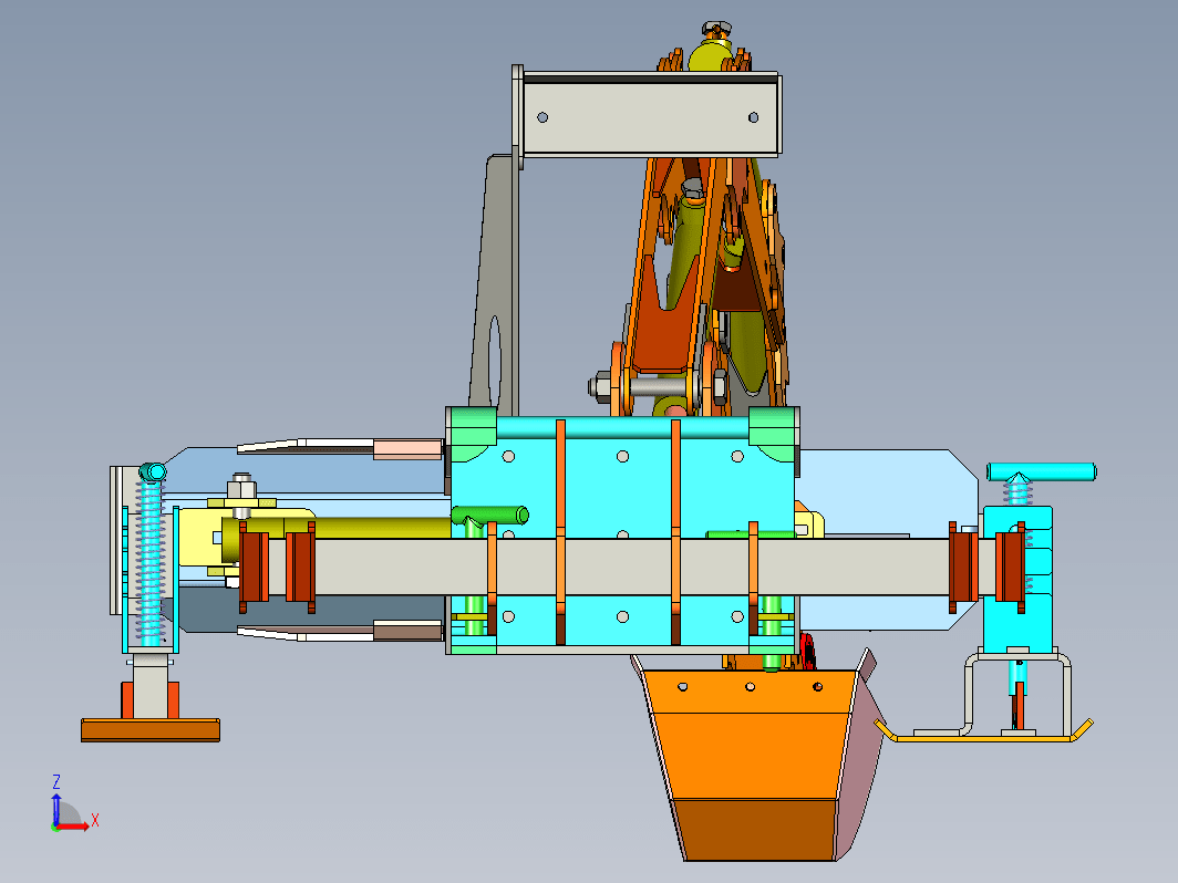 KUBOTA F1900 DIGGER 挖掘机臂结构