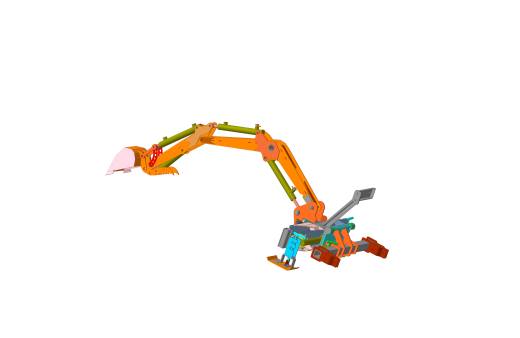 KUBOTA F1900 DIGGER 挖掘机臂结构缩略图