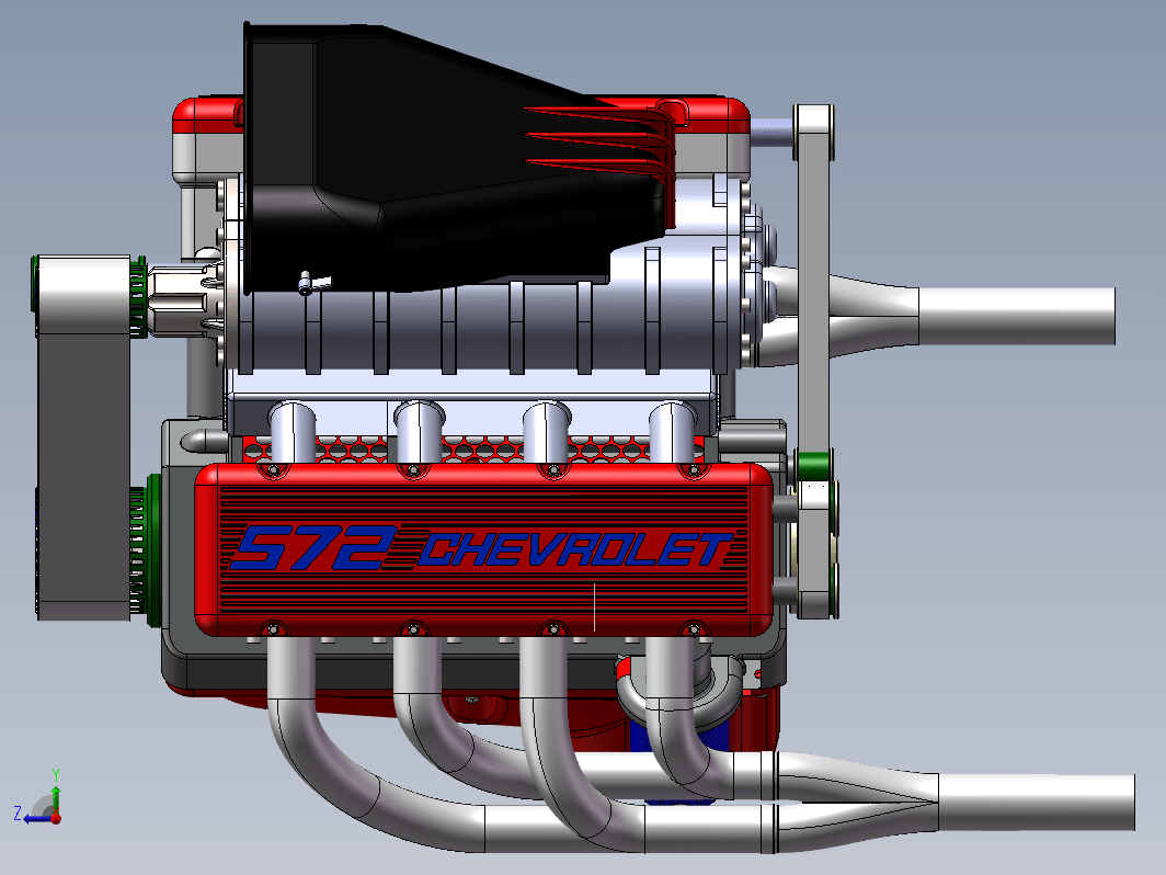 雪佛兰572 V8发动机