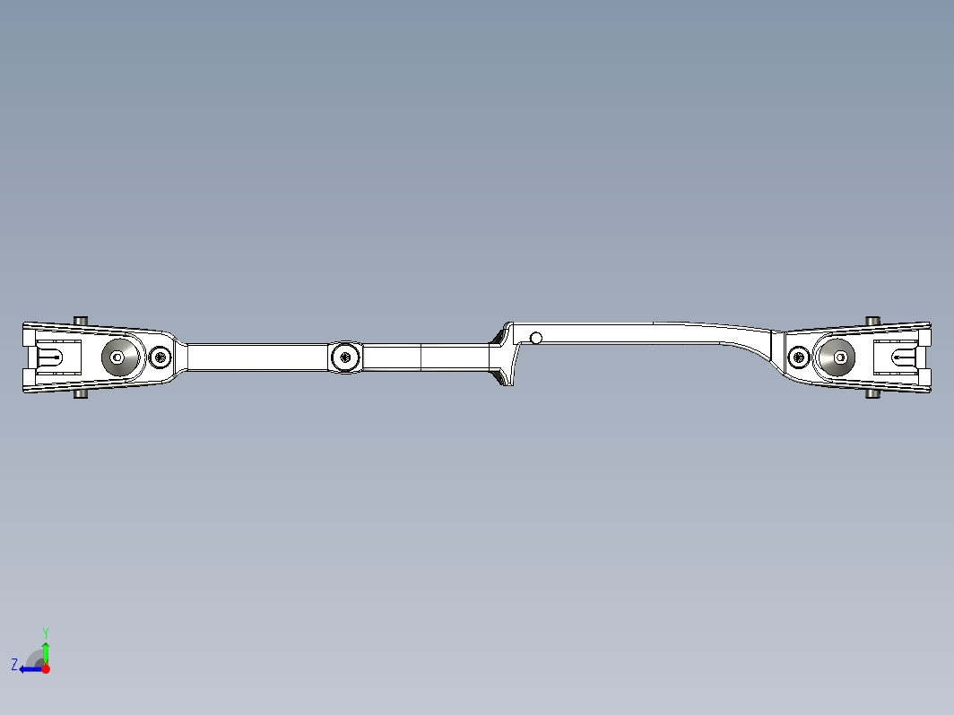 ILF 反曲弓立管的 3D 模型