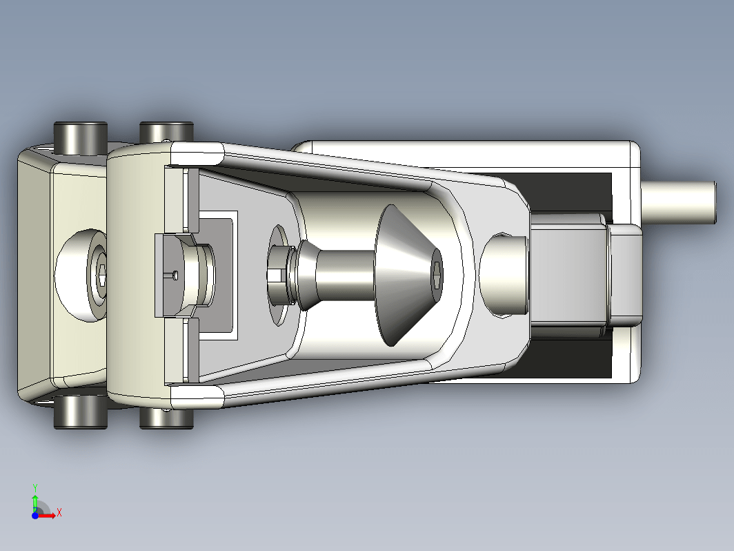 ILF 反曲弓立管的 3D 模型