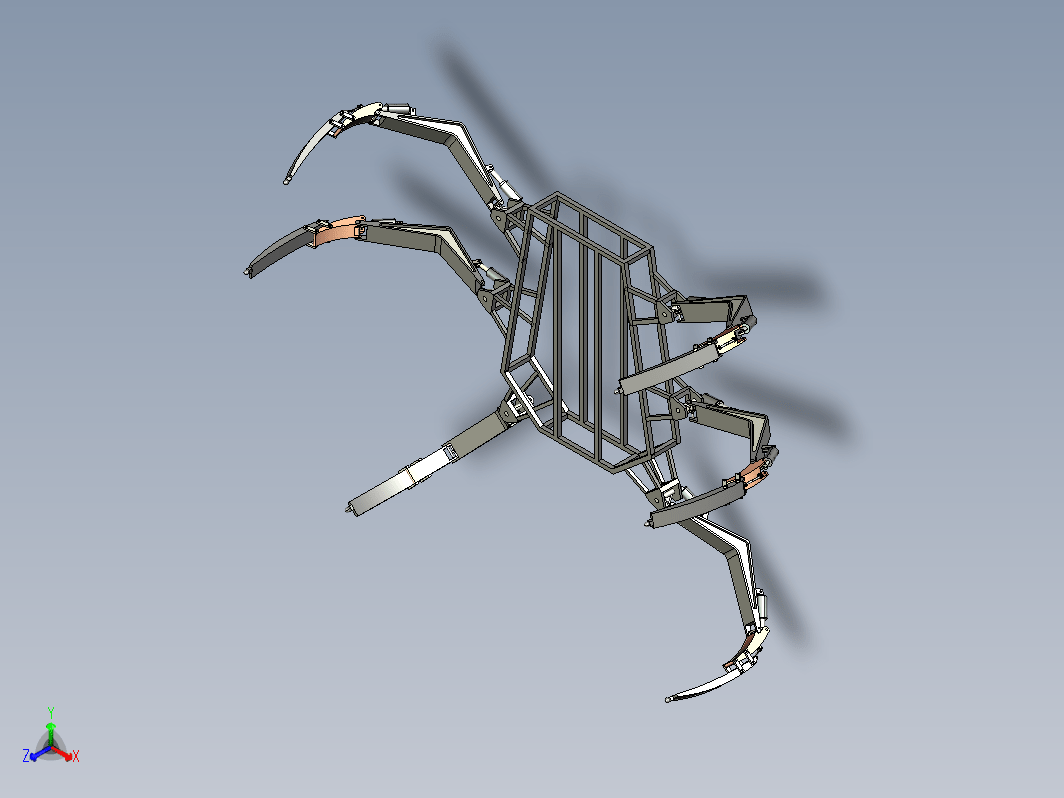 Hexapod六爪仿蜘蛛结构