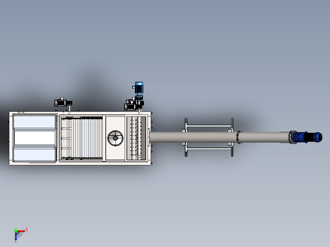 撬装式热泵污泥干化一体机3D+CAD