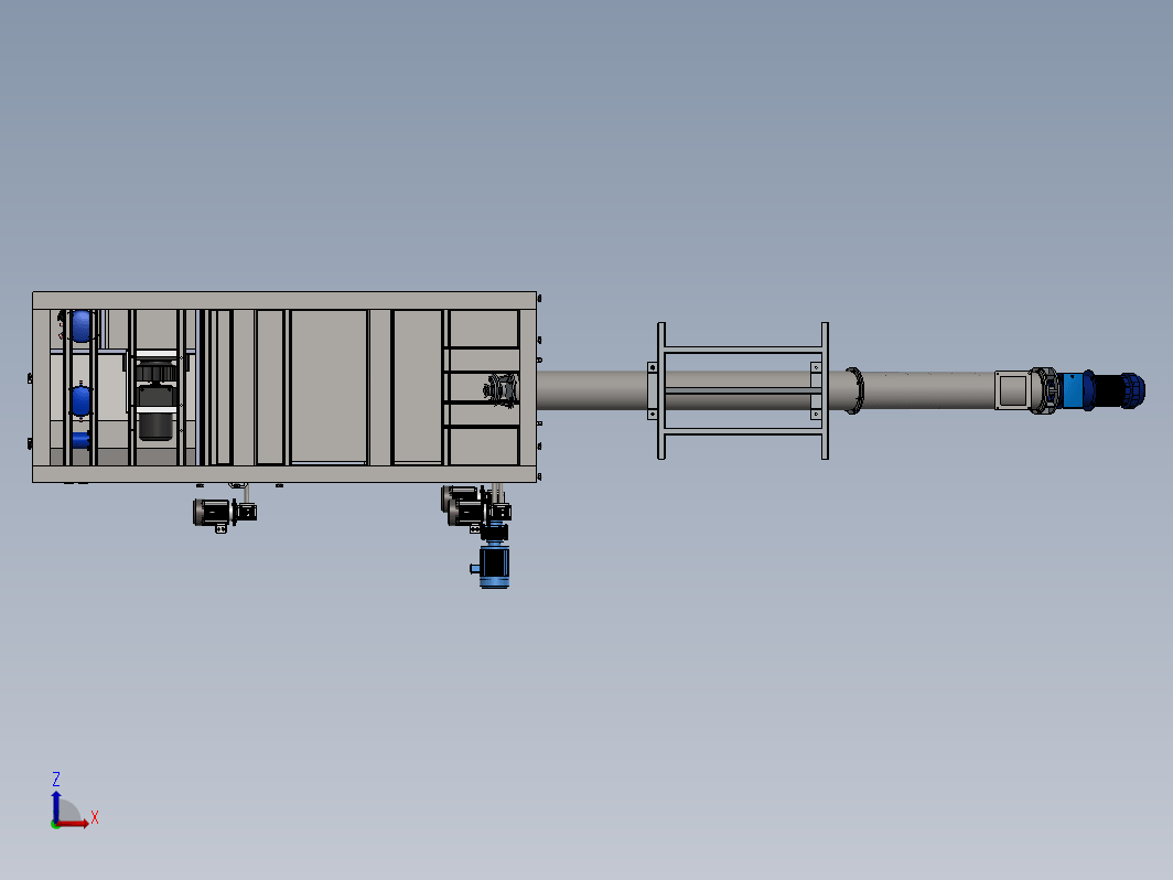 撬装式热泵污泥干化一体机3D+CAD