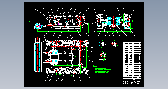 真空吸盘爬壁清洗机器人图纸