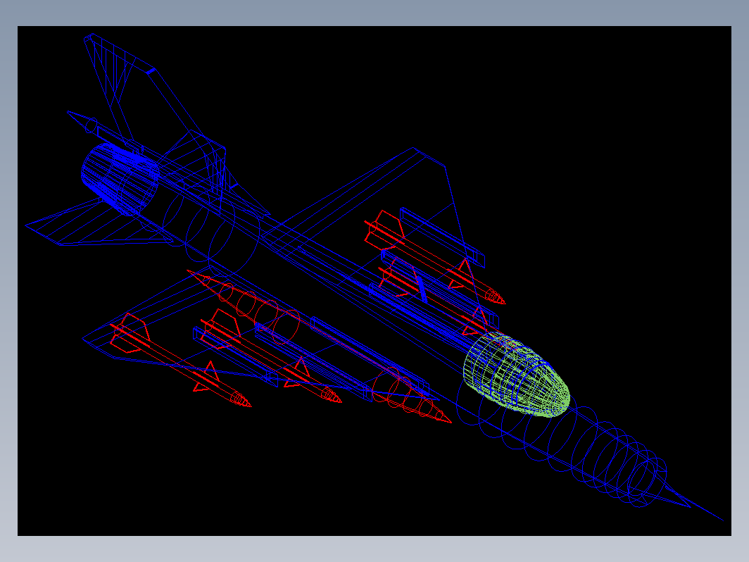 11839.cad机械飞机3D模型