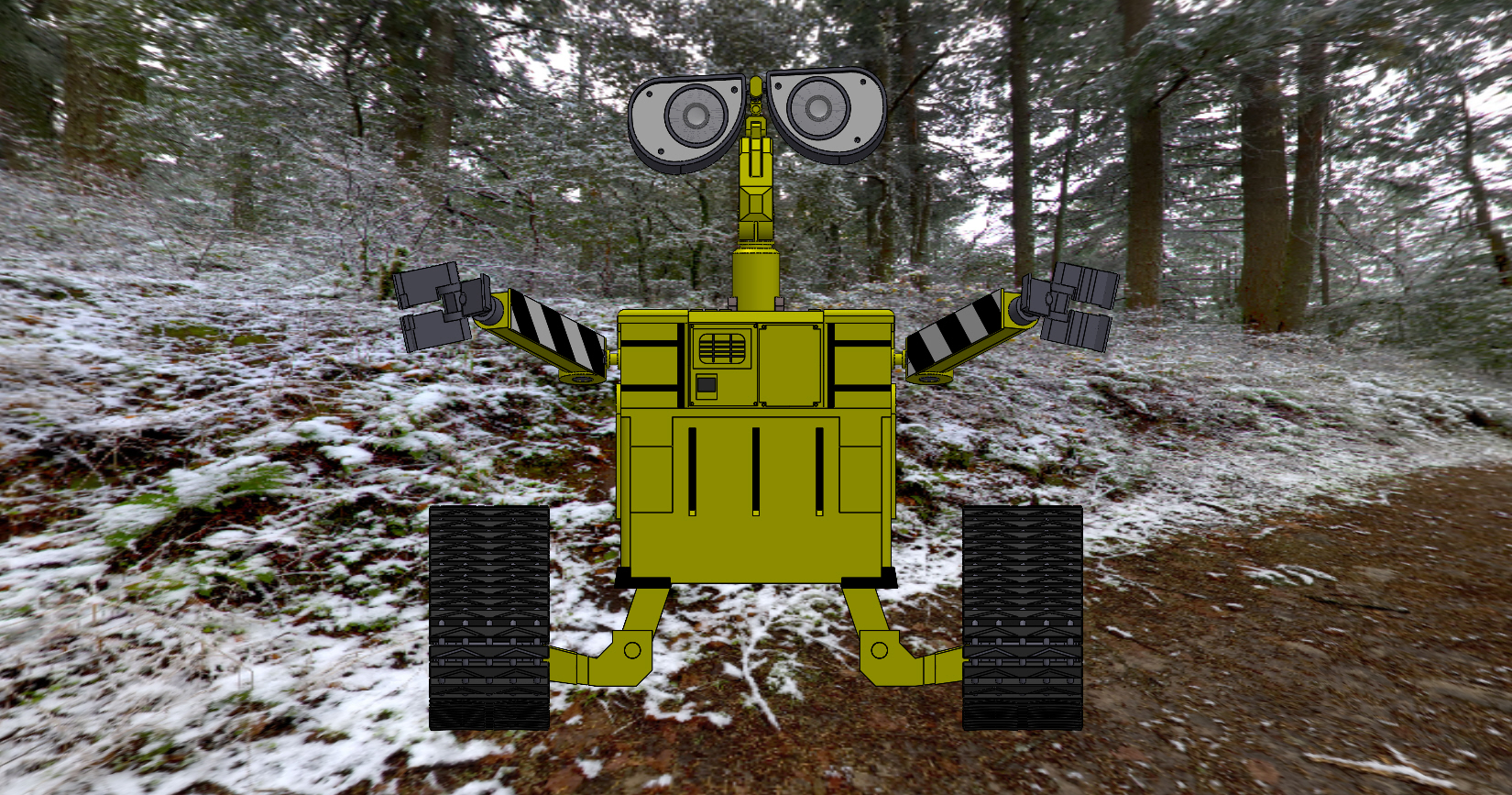 瓦力履带机器人 WALL E ROBOT