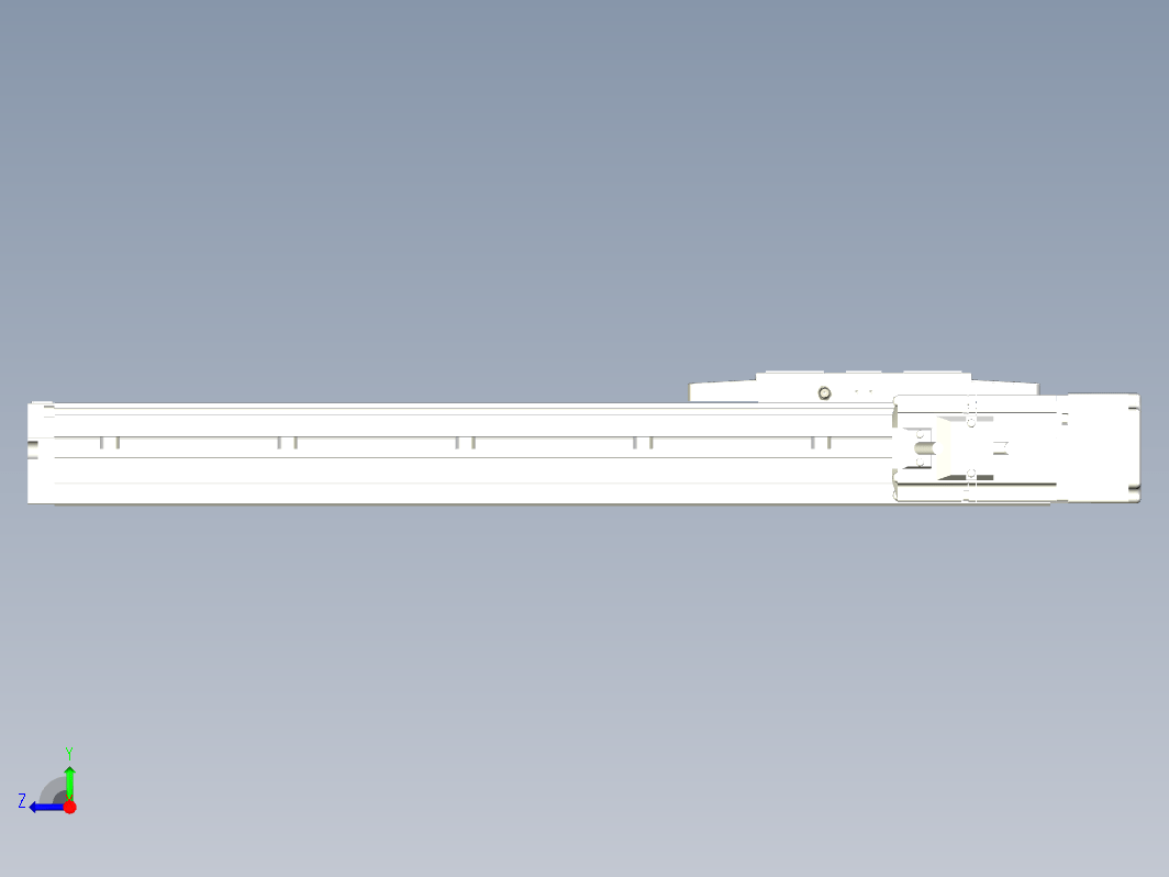 轨道内嵌式螺杆滑台KGH12-350-BR-400W-C4