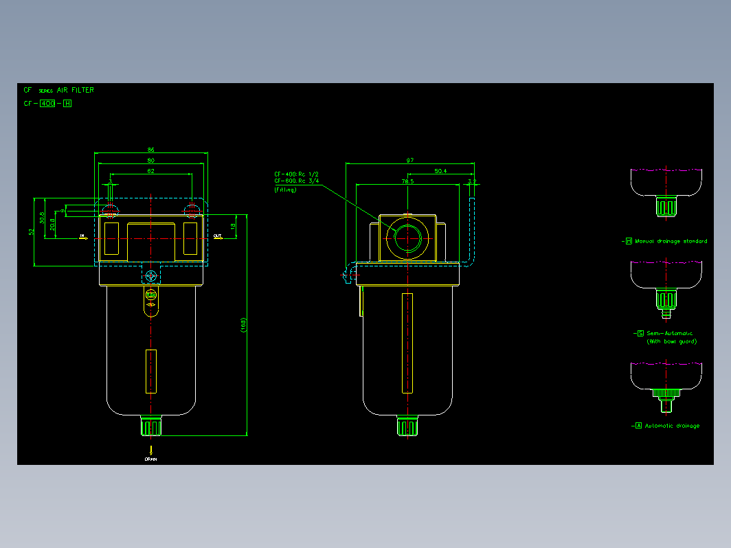 气缸 CF-400(600)