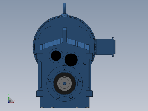 FAZ37 B14法兰空心轴安装平行轴-斜齿轮减速电机[FAZ37-20.57Y1.1-4P-M1-J1]缩略图