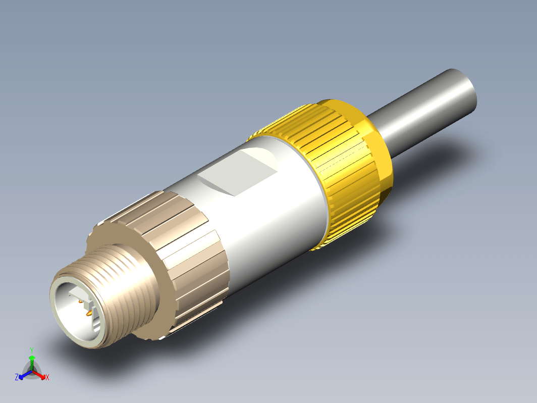 M12 X 代码 6A 类插头