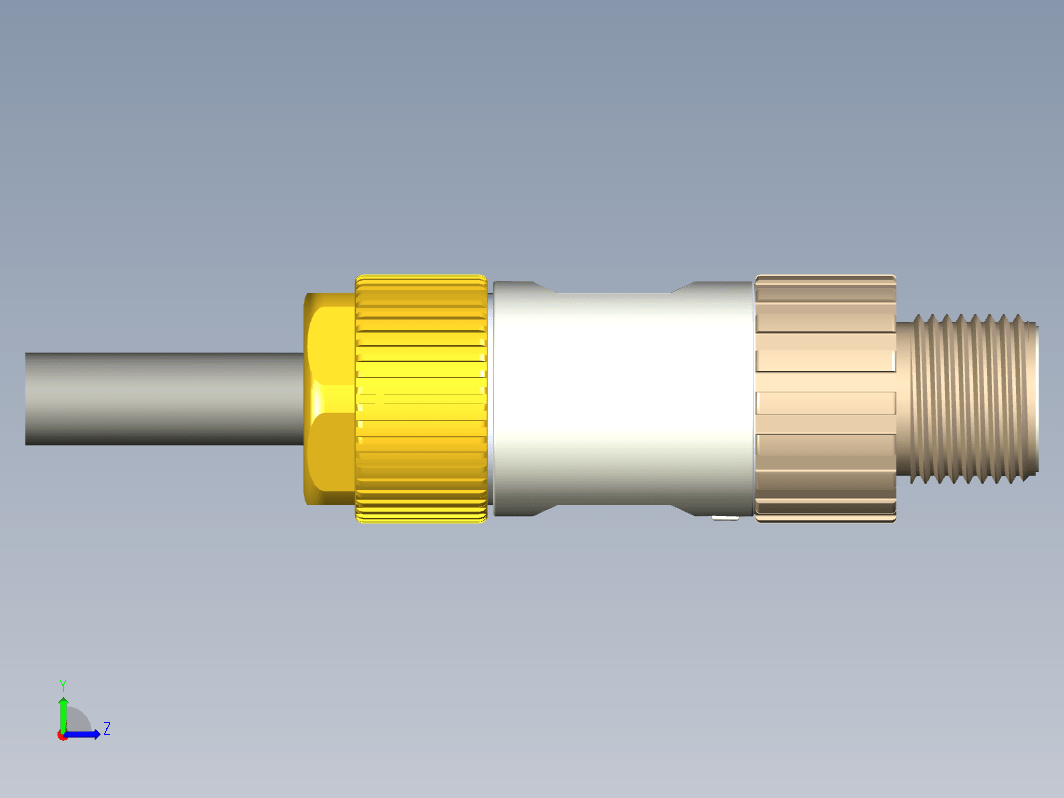 M12 X 代码 6A 类插头