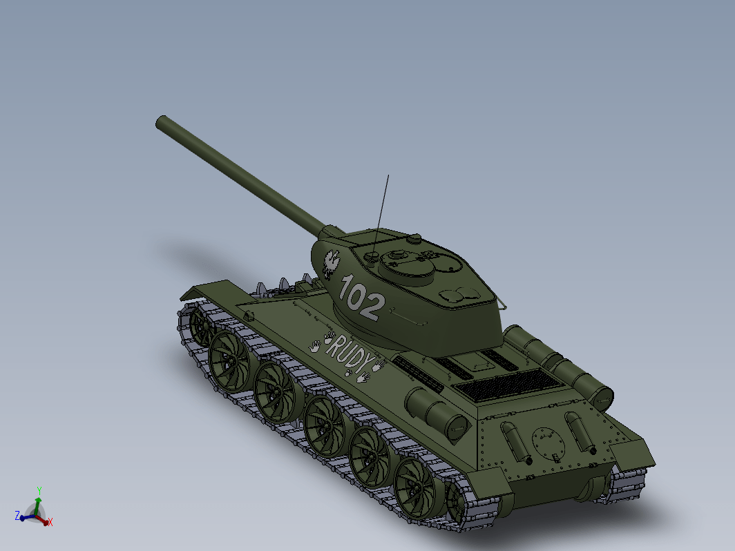 T-34-85中型坦克