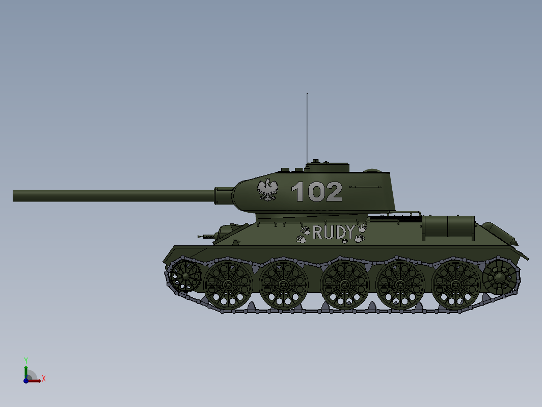 T-34-85中型坦克