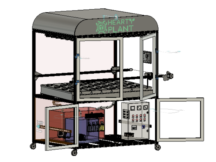 自动化水培农业框架 Automated hydroponic farming