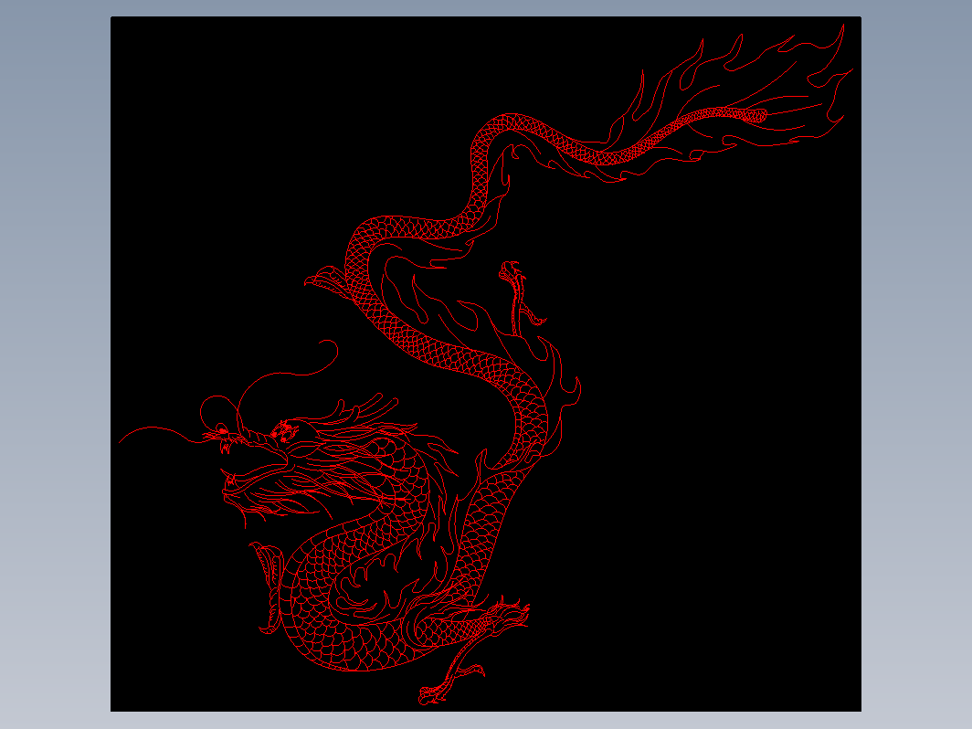 龙CAD图案