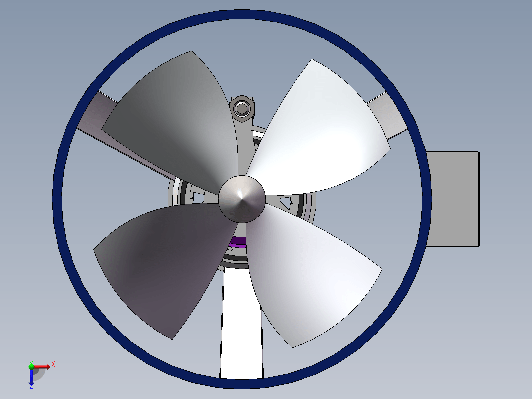 ROV水下螺旋桨推进器sw3D图纸（带ANSYS仿真分析源文件）