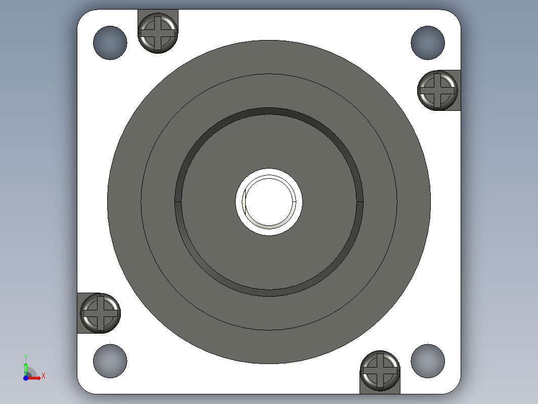 步进电机3D图57J1880-450-31