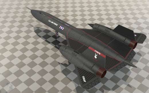 洛克希德 SR-71 黑鸟侦察机战斗机缩略图