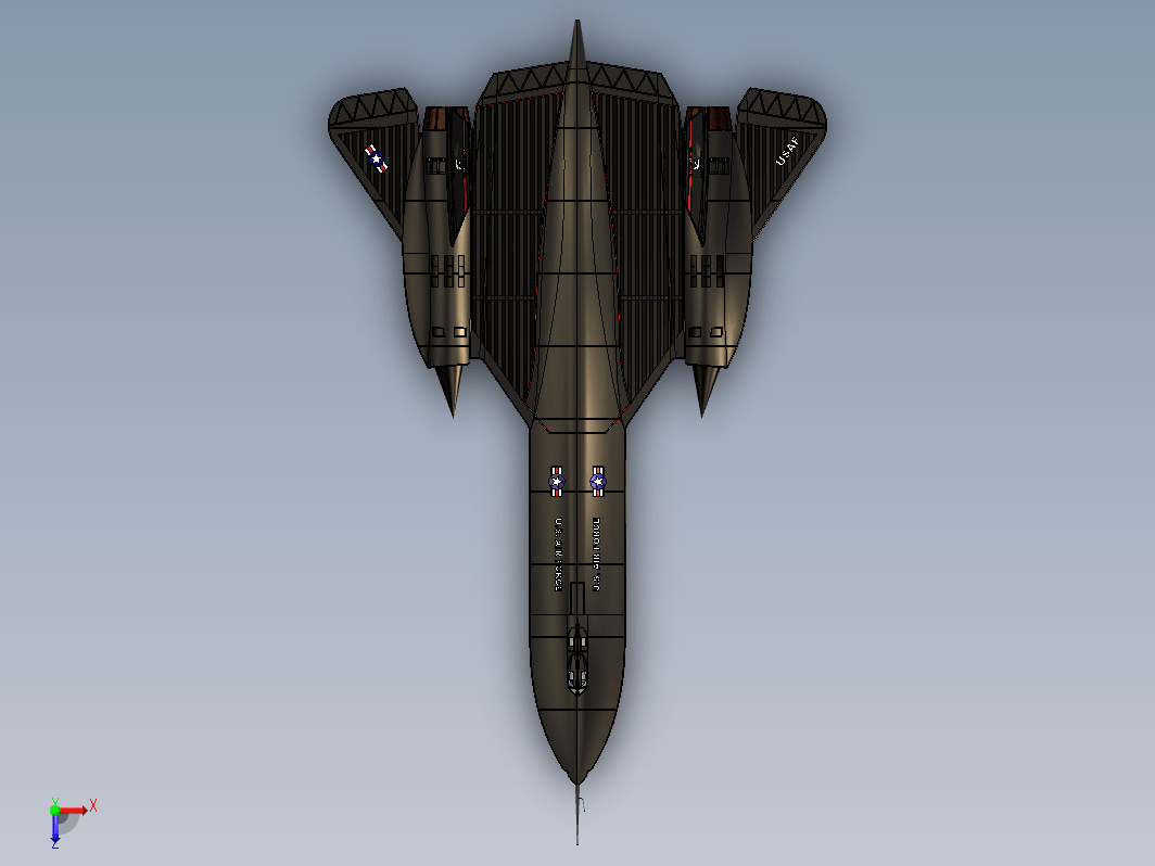 洛克希德 SR-71 黑鸟侦察机战斗机