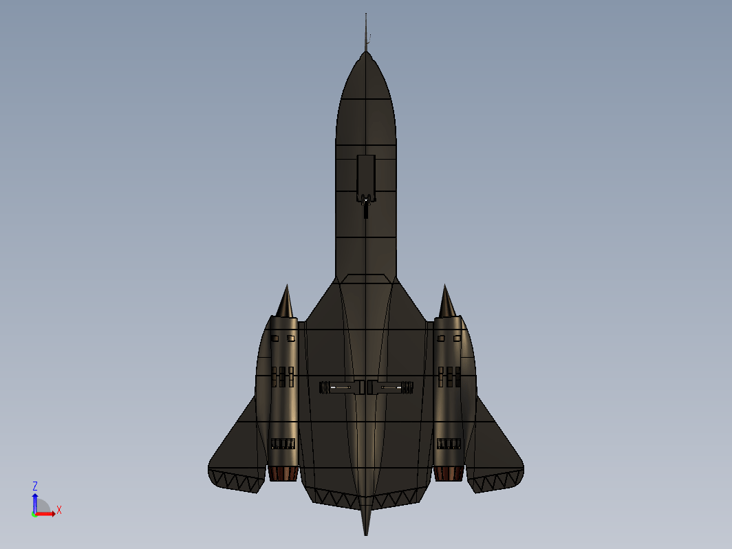 洛克希德 SR-71 黑鸟侦察机战斗机