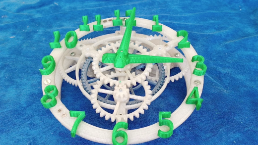 挂钟时钟3D打印图缩略图