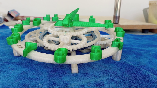 挂钟时钟3D打印图缩略图