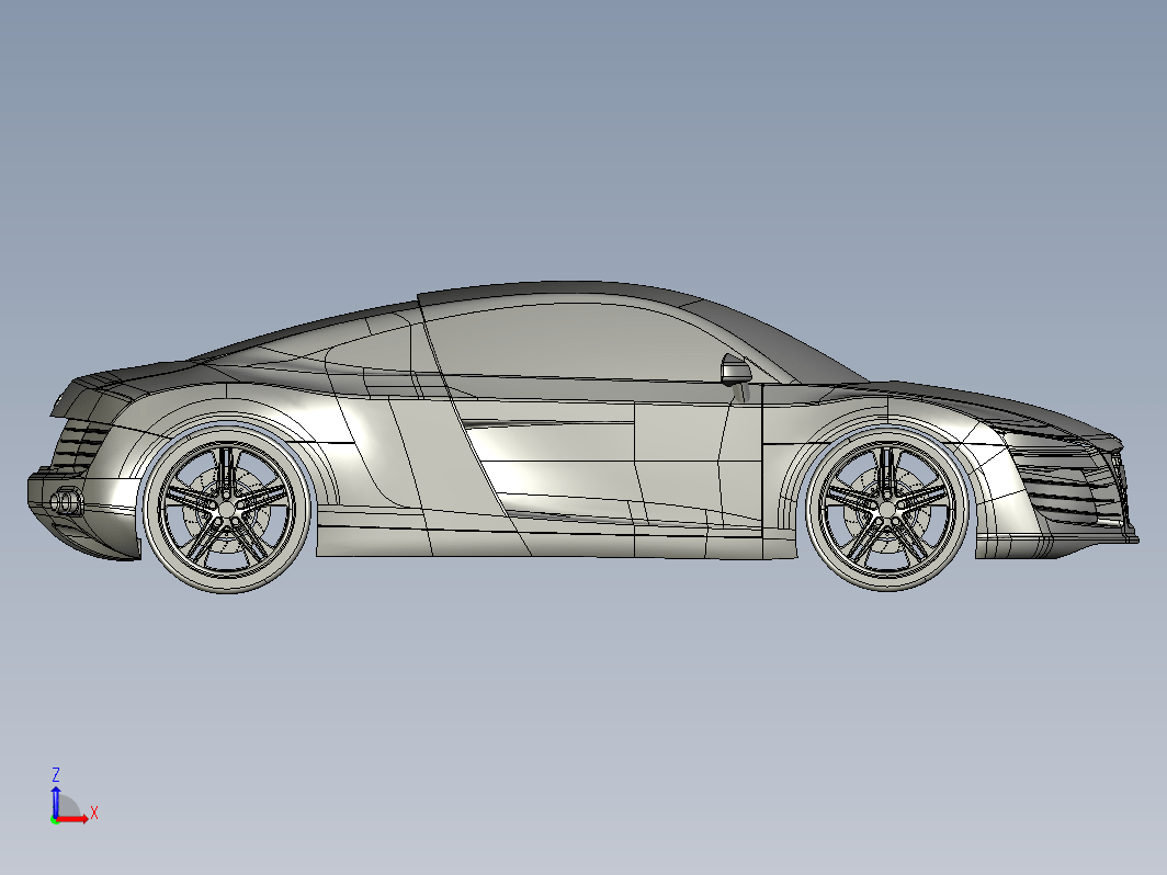 CATIA版R8汽车