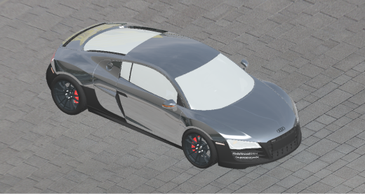 纯电动跑车模型（含悬架 刹车 电机等）Audi R8 E-Tron缩略图