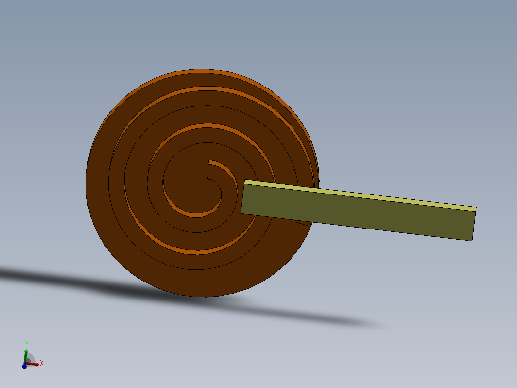 solidworks 中的螺旋曲柄机构