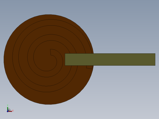 solidworks 中的螺旋曲柄机构缩略图