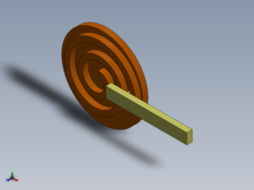 solidworks 中的螺旋曲柄机构缩略图
