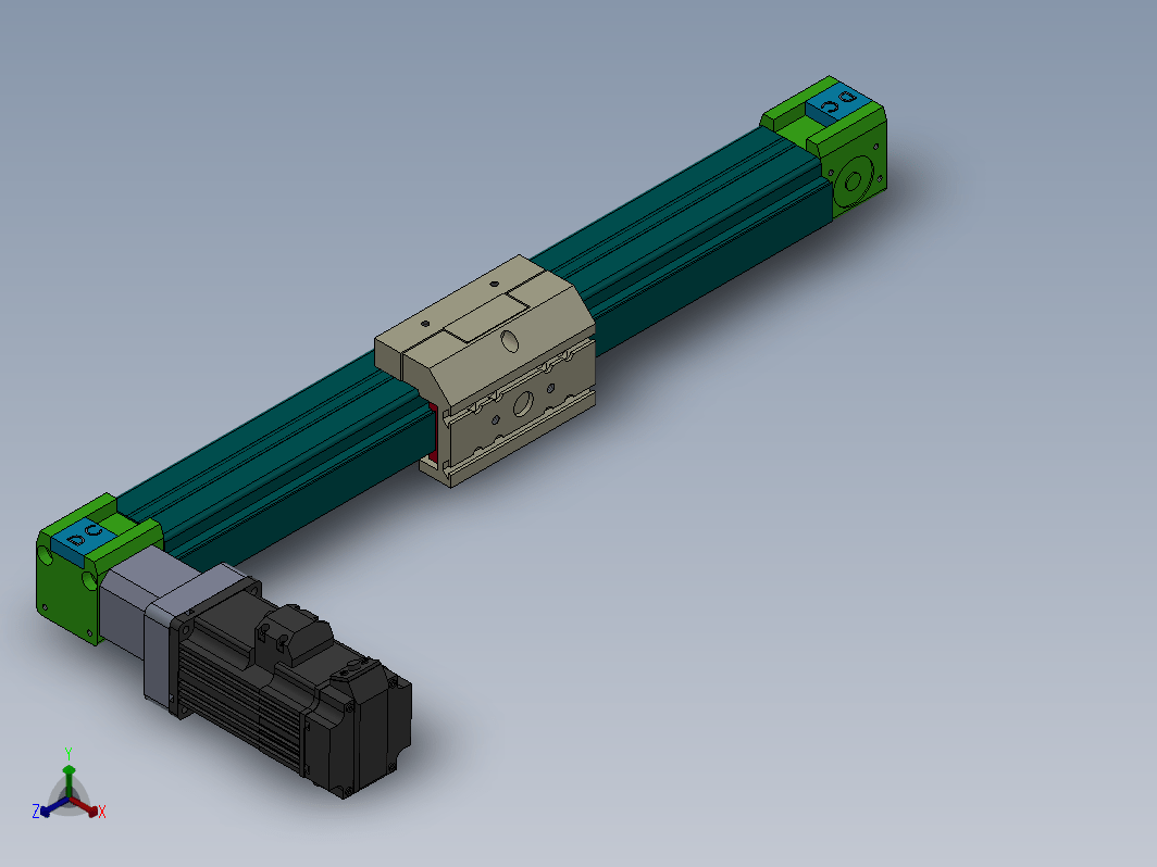 不锈钢直线滑台模组DC45-TB-MG（100-4000mm）