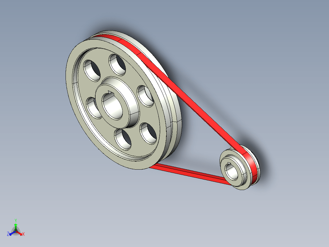 Solidworks：皮带和滑轮（设计 - 组装 - 运动）