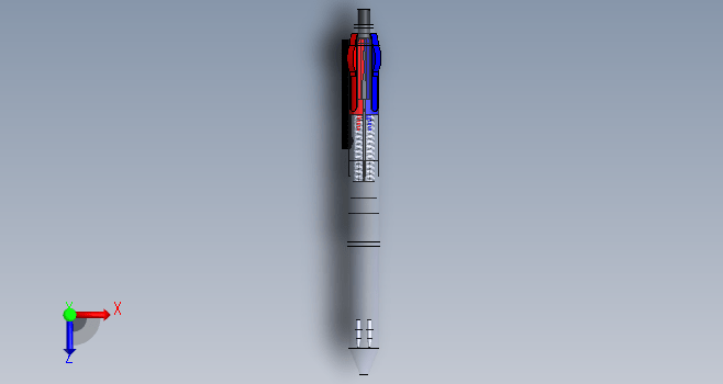 F0334-多色笔模型图