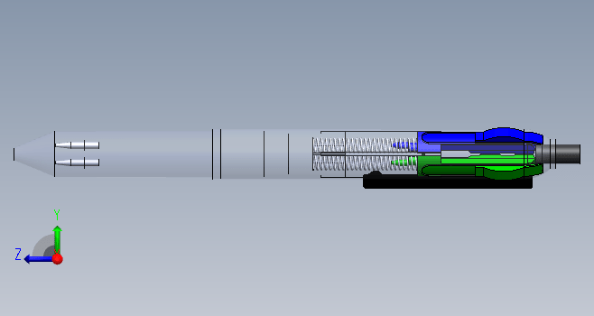 F0334-多色笔模型图